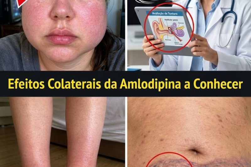 12 Coisas Importantes Sobre os Efeitos Colaterais da Amlodipina (O Que Muitas Pessoas Sentem)