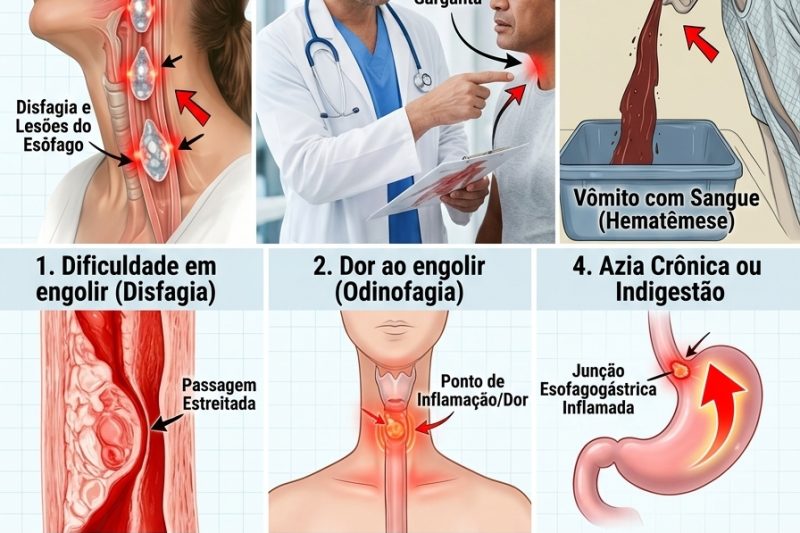 7 Sinais Silenciosos de Câncer de Esôfago Que Muitas Pessoas Acima dos 50 Anos Ignoram Todos os Dias