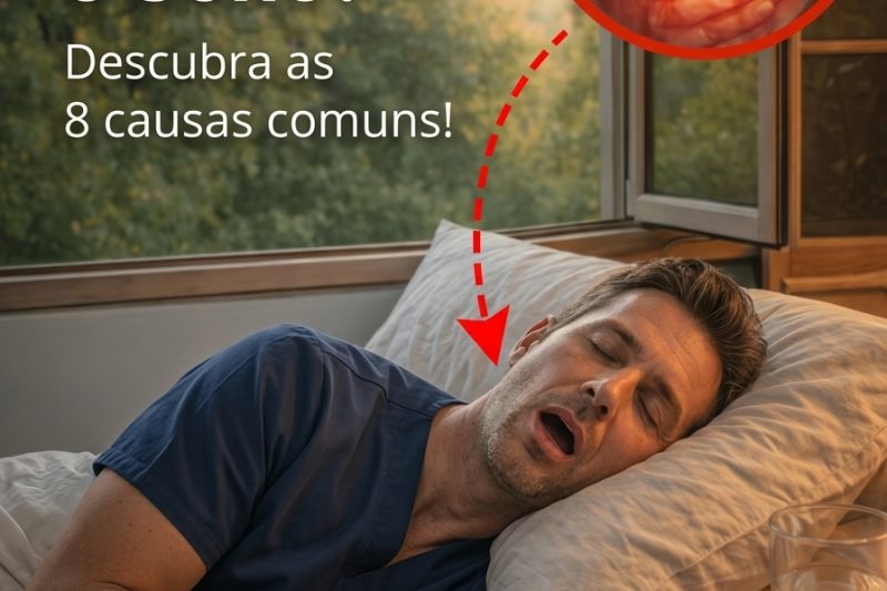 Por Que Sua Boca Fica Tão Seca Durante a Noite? 8 Motivos Comuns Que Você Precisa Conhecer
