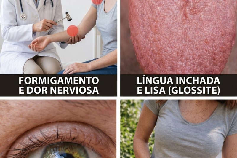 8 Sinais Estranhos de Que Seu Corpo Pode Estar Sofrendo com a Falta de Vitamina B12