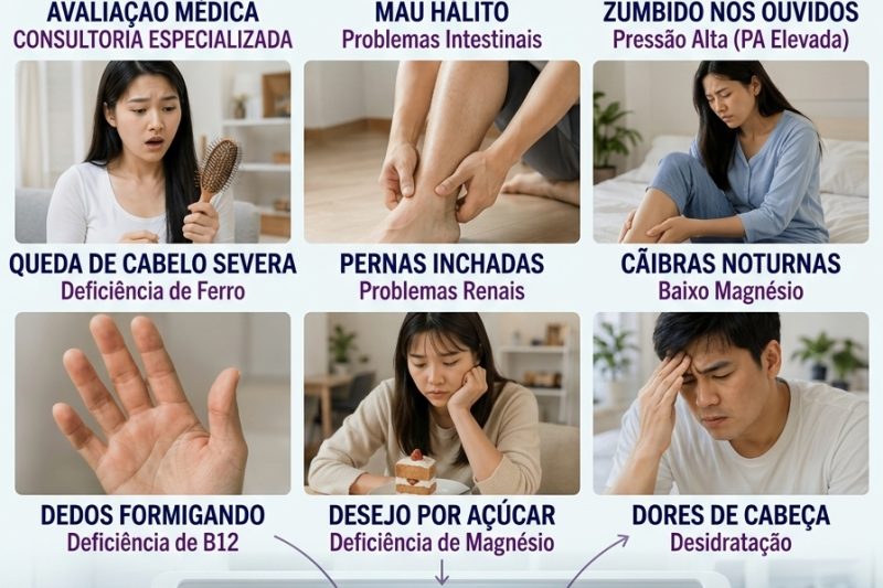 10 Sinais Estranhos do Corpo que Podem Indicar Falta de Nutrientes Essenciais
