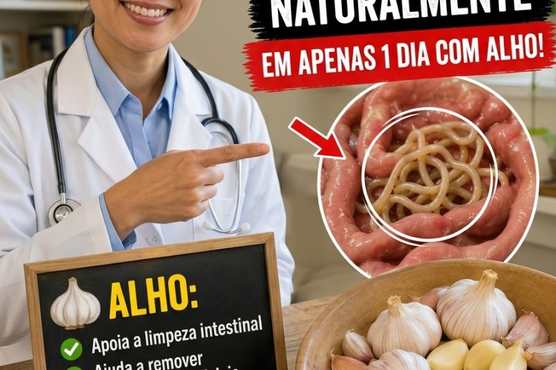 🧄 Alho e a Saúde Intestinal: O Superalimento Natural que Apoia o Seu Corpo Contra “Invasores” e Desequilíbrios Digestivos
