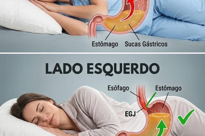 O que acontece com o seu corpo quando você dorme sempre do lado direito