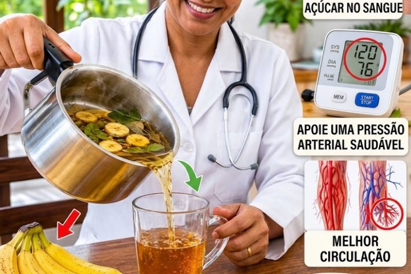 Chá de Banana: a Bebida Natural que Está Chamando Atenção por Apoiar o Açúcar no Sangue e a Circulação