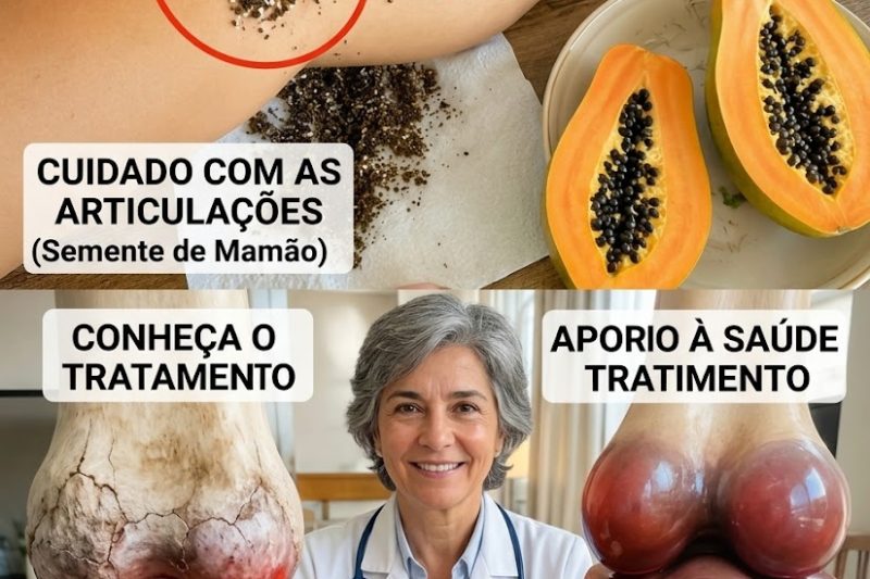 Sementes de Mamão para o Alívio das Articulações: Um Remédio Caseiro Simples para Desconforto nos Joelhos, Costas e Coluna